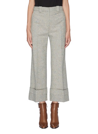 Main View - Click To Enlarge - JW ANDERSON - Fold up cuff speckled pants