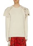 Main View - Click To Enlarge - JW ANDERSON - Snap button shoulder panel hooded sweatshirt