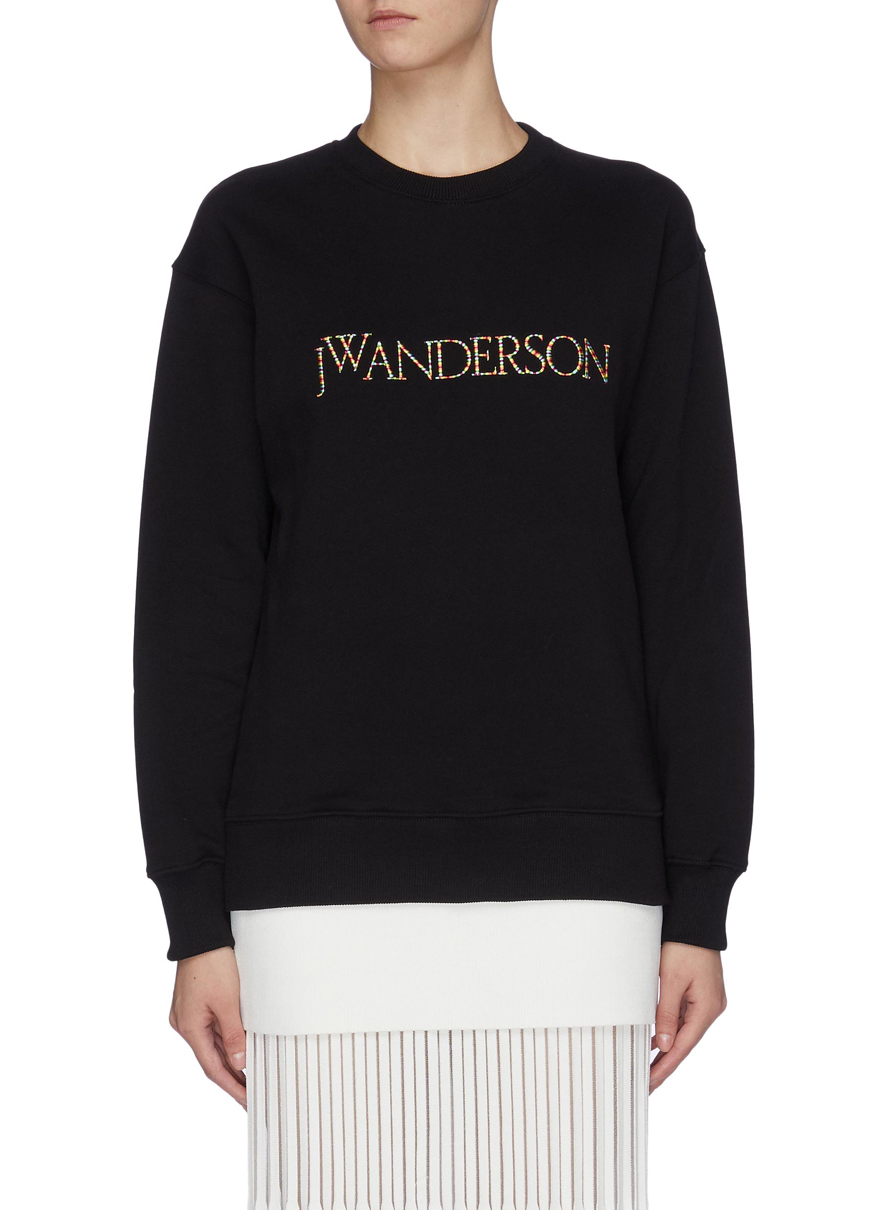 Logo embroidered sweatshirt by Jw Anderson