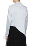 Back View - Click To Enlarge - JW ANDERSON - Sash tie neck pleated asymmetric top