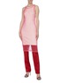Figure View - Click To Enlarge - HELMUT LANG - Sleeveless sheer dress