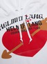  - HELMUT LANG - 'Valentine Standard' logo graphic print hoodie