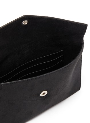  - SAINT LAURENT - 'Teddy' small leather drawstring bucket bag
