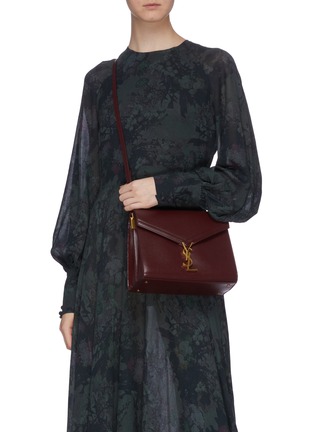 Front View - Click To Enlarge - SAINT LAURENT - 'Cassandra' leather top handle bag