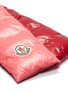 Detail View - Click To Enlarge - MONCLER - Logo appliqué reversible down puffer scarf