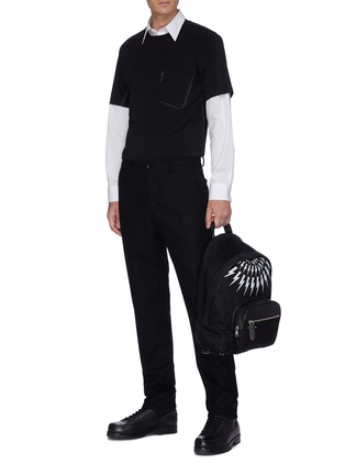 Figure View - Click To Enlarge - 3.1 PHILLIP LIM - Contrast topstitching T-shirt