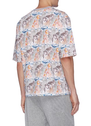 Back View - Click To Enlarge - 3.1 PHILLIP LIM - Tiger graphic print oversized boxy T-shirt