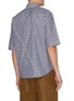 Back View - Click To Enlarge - 3.1 PHILLIP LIM - Panelled stripe short sleeve shirt