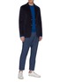 Figure View - Click To Enlarge - CABAN - Wool-cashmere raglan sweater
