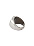 Detail View - Click To Enlarge - BALENCIAGA - 'Precious' logo engraved metal ring