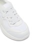 Detail View - Click To Enlarge - WINK - 'Bagel' chunky outsole leather panel mesh kids sneakers