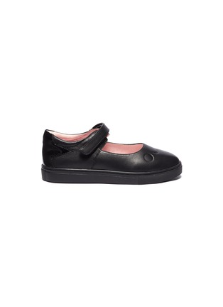 Main View - Click To Enlarge - WINK - 'Gelato' leather Mary Jane kids flats
