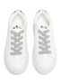 Figure View - Click To Enlarge - WINK - 'Popcorn' polka dot counter leather kids sneakers