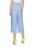 Back View - Click To Enlarge - ALICE & OLIVIA - 'Loni' tie stripe paperbag gaucho pants