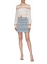 Figure View - Click To Enlarge - ALICE & OLIVIA - 'Riley' tribal embroidered skirt