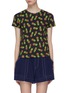 Main View - Click To Enlarge - ALICE & OLIVIA - 'Rylyn' bead pineapple print T-shirt