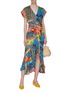 Figure View - Click To Enlarge - ALICE & OLIVIA - 'Dani' belted graphic print kimono dress