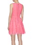 Back View - Click To Enlarge - ALICE & OLIVIA - 'Iris' scalloped guipure lace sleeveless dress