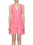 Main View - Click To Enlarge - ALICE & OLIVIA - 'Iris' scalloped guipure lace sleeveless dress