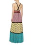 Back View - Click To Enlarge - ALICE & OLIVIA - x Carla Kranendonk graphic print patchwork camisole maxi dress