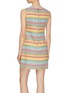 Back View - Click To Enlarge - ALICE & OLIVIA - 'Coley' graphic stripe jacquard mini dress
