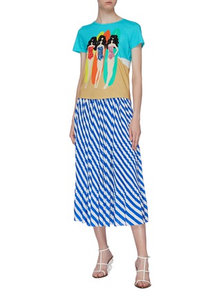 Figure View - Click To Enlarge - ALICE & OLIVIA - 'Rylyn' sequin surfing Stacey T-shirt