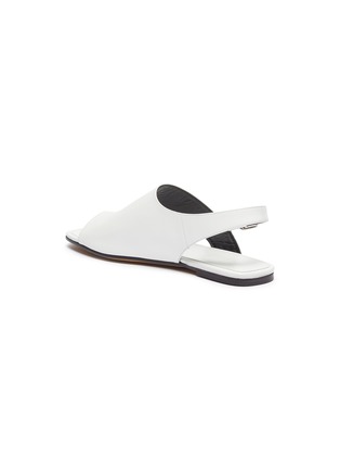 - ALUMNAE - Toe loop leather slingback sandals