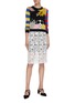 Figure View - Click To Enlarge - ALICE & OLIVIA - 'Killian' stripe sleeve Stacey embellished sweater