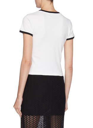 Back View - Click To Enlarge - ALICE & OLIVIA - 'Rylyn' Stacey patched T-shirt