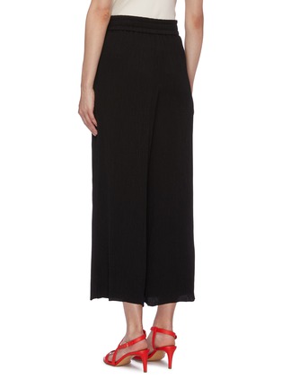 Back View - Click To Enlarge - ALICE & OLIVIA - 'Elba' cupro wide leg pants