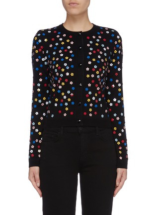 Main View - Click To Enlarge - ALICE & OLIVIA - 'Ruthy' floral embellished cardigan