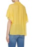Back View - Click To Enlarge - ALICE & OLIVIA - 'Julius' ruffle sleeve dot fil coupé tunic top