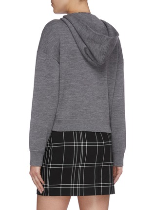 Back View - Click To Enlarge - ALICE & OLIVIA - 'Kylie' Stacey knit hoodie