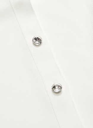  - ALICE & OLIVIA - 'Ruthy' ruffle shoulder flared cuff cardigan