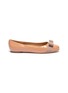 Main View - Click To Enlarge - SALVATORE FERRAGAMO - 'Varina' bow patent leather ballet flats