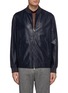 Main View - Click To Enlarge - BRUNELLO CUCINELLI - Leather bomber jacket