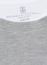  - BRUNELLO CUCINELLI - Layered collar silk-cotton T-shirt