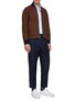 Figure View - Click To Enlarge - BRUNELLO CUCINELLI - Layered collar silk-cotton T-shirt