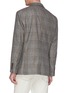 Back View - Click To Enlarge - BRUNELLO CUCINELLI - Houndstooth check plaid virgin wool soft blazer