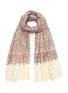 Main View - Click To Enlarge - AKEE INTERNATIONAL - Paisley floral embroidered pashmina scarf