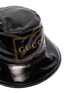 Detail View - Click To Enlarge - GUCCI - Logo print coated twill bucket hat