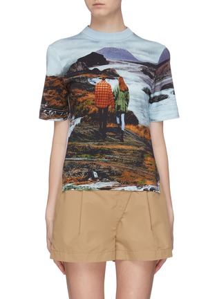 Main View - Click To Enlarge - CHLOÉ - Nature graphic print T-shirt