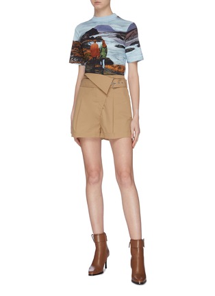 Figure View - Click To Enlarge - CHLOÉ - Nature graphic print T-shirt