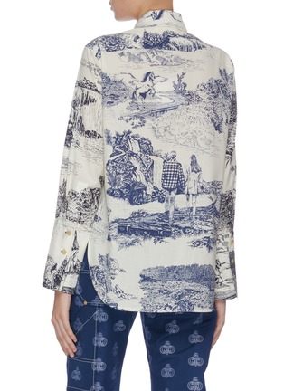 Back View - Click To Enlarge - CHLOÉ - 'Toile de Jouy' graphic print shirt