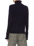 Back View - Click To Enlarge - CHLOÉ - Button cuff ruffle turtleneck sweater
