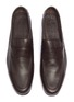 Detail View - Click To Enlarge - JOHN LOBB - 'Thorn' grainy leather penny loafers