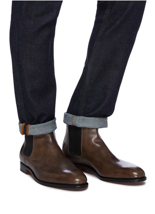 Figure View - Click To Enlarge - JOHN LOBB - 'Lawry' leather Chelsea boots