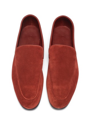 Detail View - Click To Enlarge - JOHN LOBB - 'Tyne' suede loafers