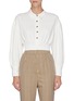 Main View - Click To Enlarge - C/MEO COLLECTIVE - 'Clean slate' bishop sleeve cropped top