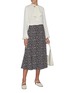 Figure View - Click To Enlarge - C/MEO COLLECTIVE - x Savislook 'Sway' floral print skirt